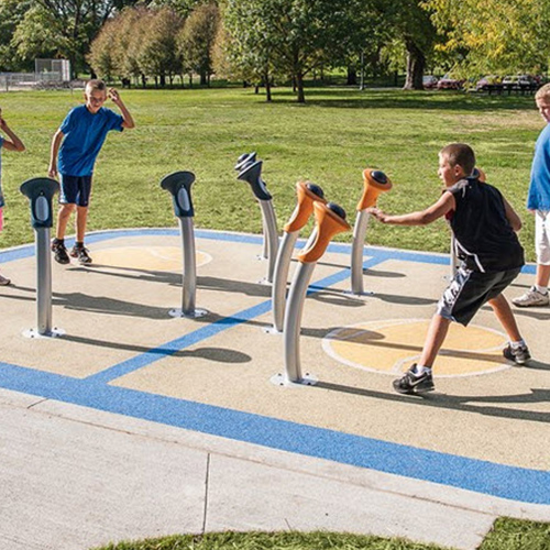 CAD Drawings Landscape Structures Inc. Pulse™ Tennis